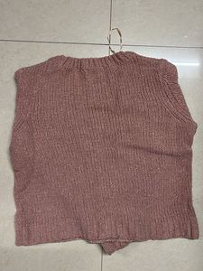 Sparkly Rose Knit Sweater