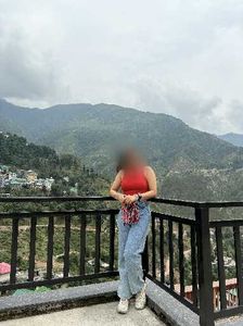 beautiful red crop top