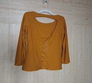 Mustard Yellow Top For Women