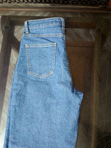 Blue Wide Leg Jeans