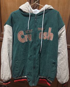 Unisex Corduroy Varsity Jacket