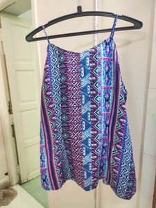 Tailored Top - Purple &amp; Blue