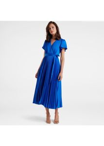 Forever New Maura Short Sleeve PleatedNWTMidi Dres