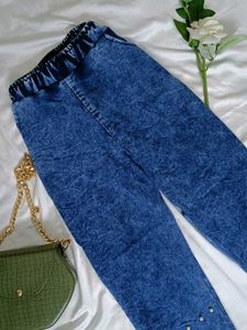 Straight Fit Denim Pants