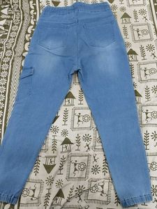 Light Wash Denim Joggers