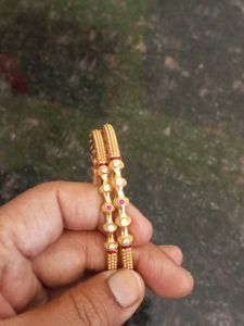 Gold-Plated Bangle Set