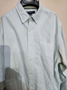Striped Button-Down Shirt