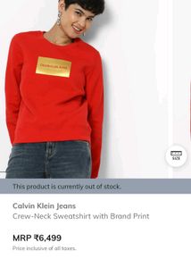 oversized Calvin Klein women&#39;s sweatshirt