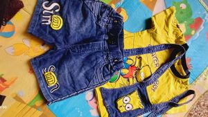 Dungaree  For 1-3 Years Boys