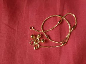 Gold Tone Payal( Impon)