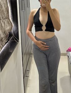 Black Halter Top
