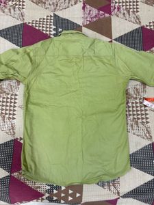 Green Denim Shirt