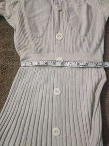 LIGHT BEIGE WOOLEN DRESS