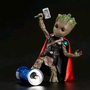 Baby Groot Action Figure Cos Thor Avenger