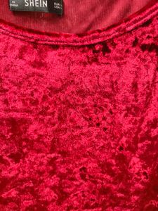 Shein Velvet Midi Dress