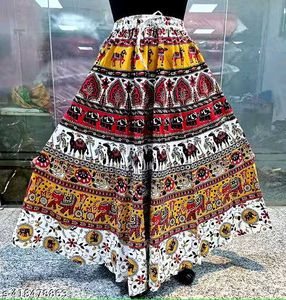 Boho Print Ethnic Skirt