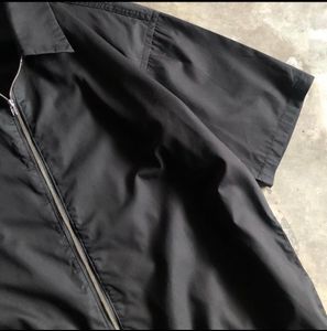 Stylish Black Zip-Up Shirt