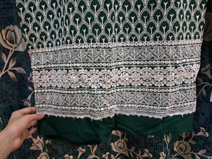 Chikankari kurta Set With Pocket
