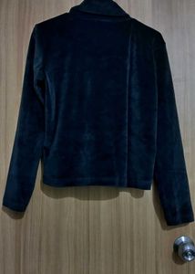 Velvet Turtleneck Top