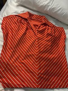 Striped V-Neck Top