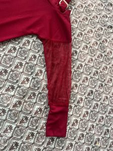 Stylish Red Top - Never Worn