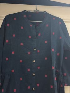 Cotton Blue Kurta