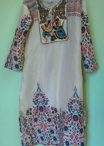 Embroidered Ethnic Kurti