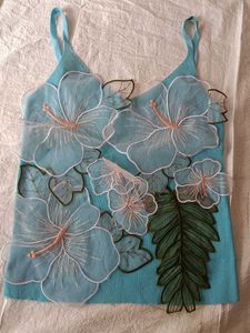 Floral Applique Top