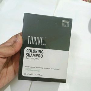 coloring shampoo dark brown