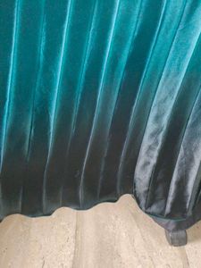 Ombre Pleated Maxi Dress