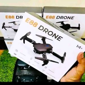 Holi Offer Last Stock E88 Drone Double Camera Btry