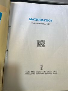 Mathematics Text Book Class 8