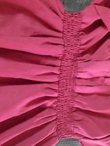 A Mahroon Red Min Dress