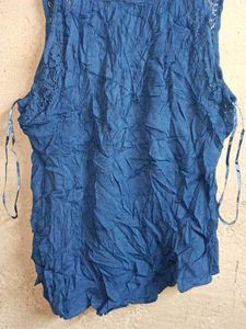 Trendy Summer Fashion Top Backless Blue 💙