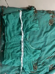 Elegant Green Saree