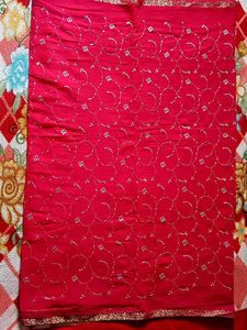 New Red  Bridal Saree
