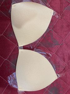Nude Bra with Clear And Detachable Straps