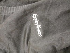 Sleeveless Black Hoodie