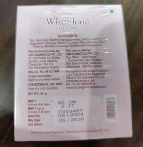 White Tone Face Powder