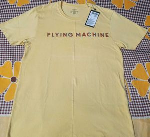 Flying Machine Backprint Tshirt Size-M