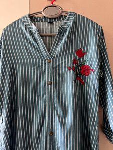 Cotton Blue New kurti