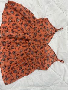 Floral Cami Sheer Top