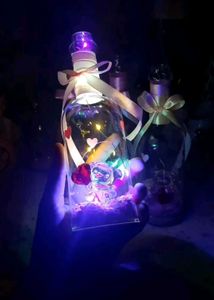 Teddy Bear Glass Lamp