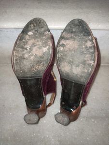 Brown Slingback Flats