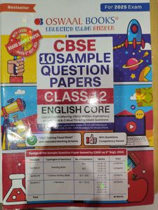 CBSE Class 12 Oswal 10 English Sample Papers