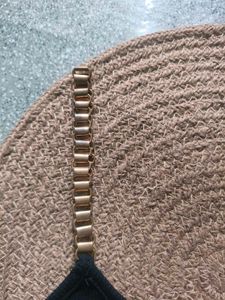 Black Bralette with Chain Straps