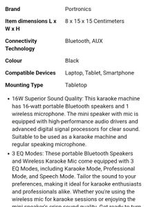 Branded Karaoke Speaker
