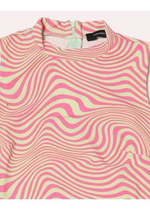 Hot Pink High-Neck Top