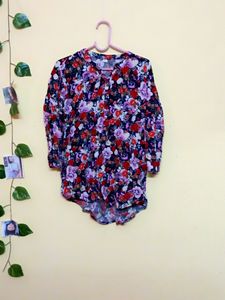 Floral Top For Womens|Size:XXL