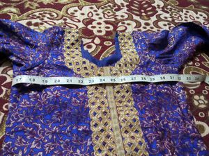 Blue And Golden Lehenga (Boutique Piece)